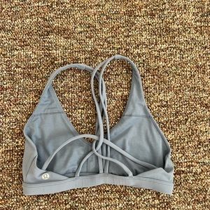 Blue grey lululemon sports bra